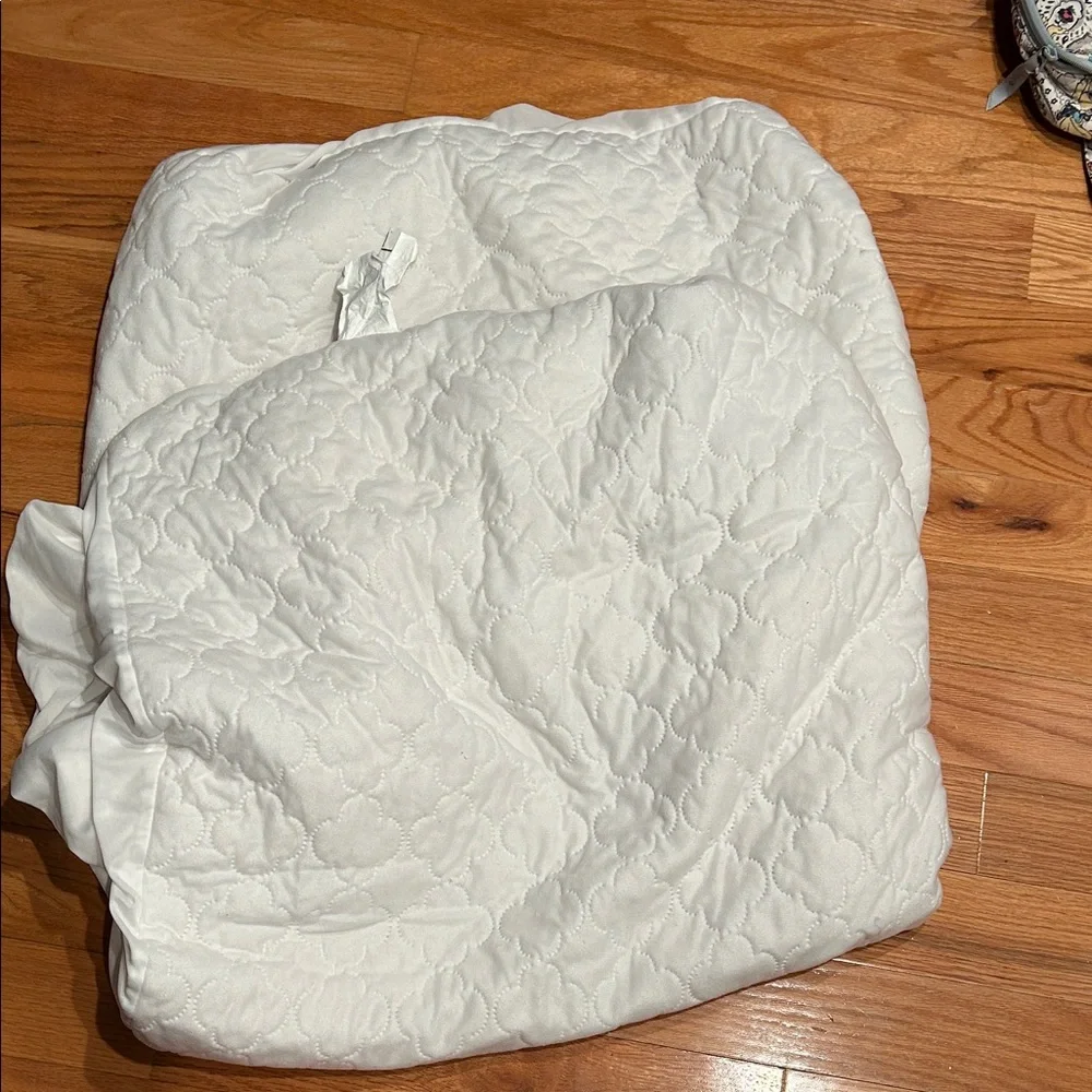 Two Sealy Crib Mattress Protectors